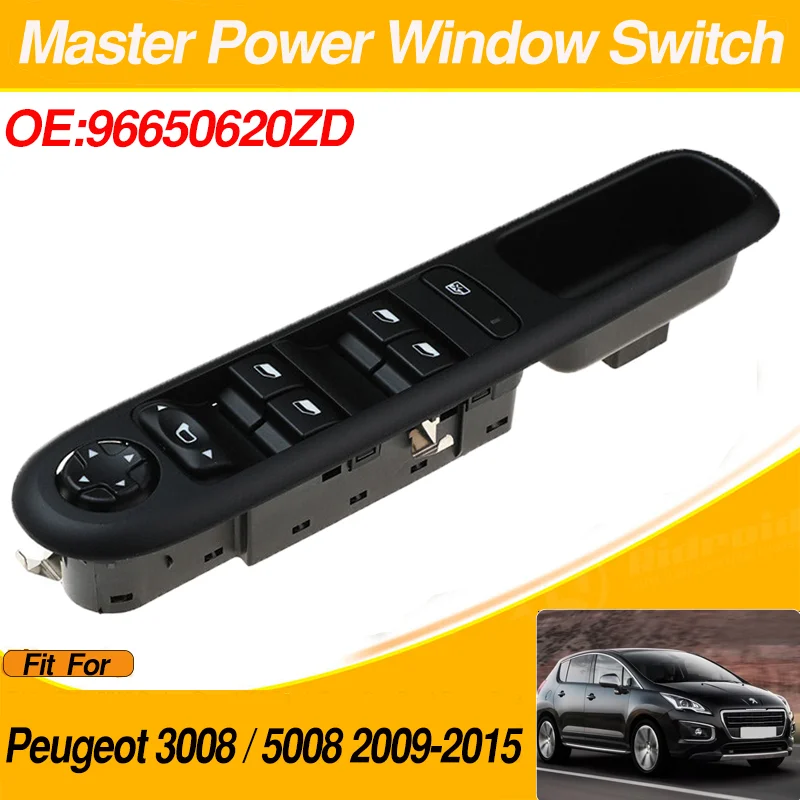 96650620ZD Power Window Switch For Peugeot 3008 / 5008 2009 2010 2011 2012 2013 2014 2015
96650620ZD Power Window Switch For Peugeot 3008 / 5008 2009 2010 2011 2012 2013 2014 2015