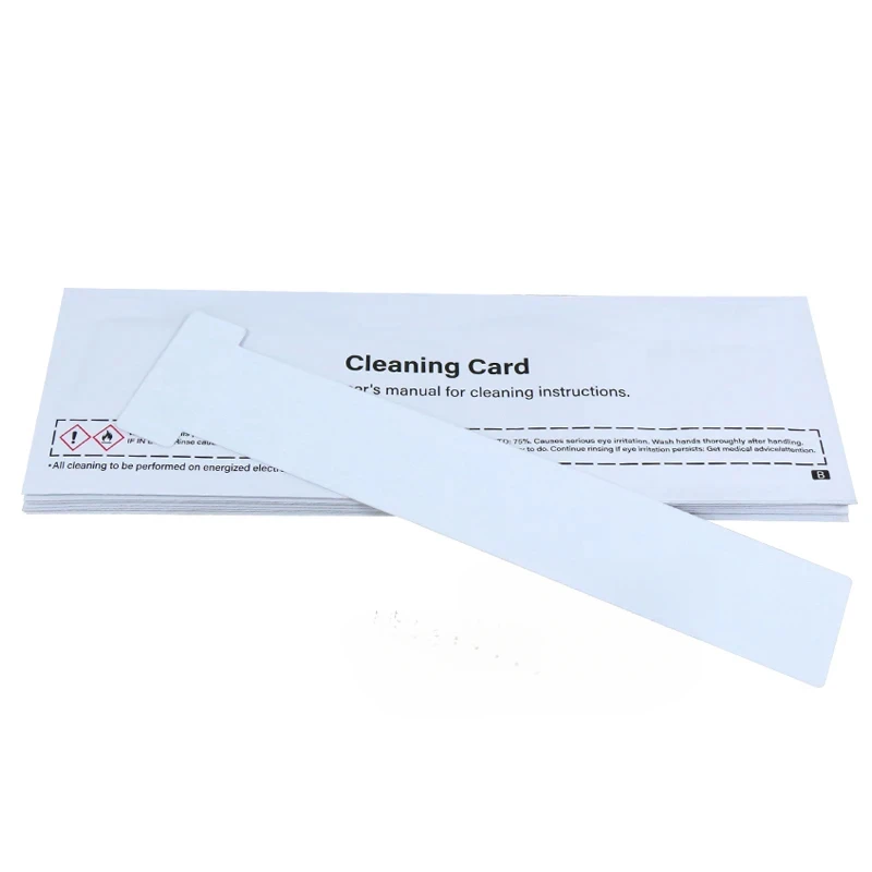 Pack of 10pcs ACL004 T Cleaning Cards for Evolis Primacy Zenius Elypso Badgy100 /200 Card Printer 
Pack of 10pcs ACL004 T Cleaning Cards for Evolis Primacy Zenius Elypso Badgy100 /200 Card Printer