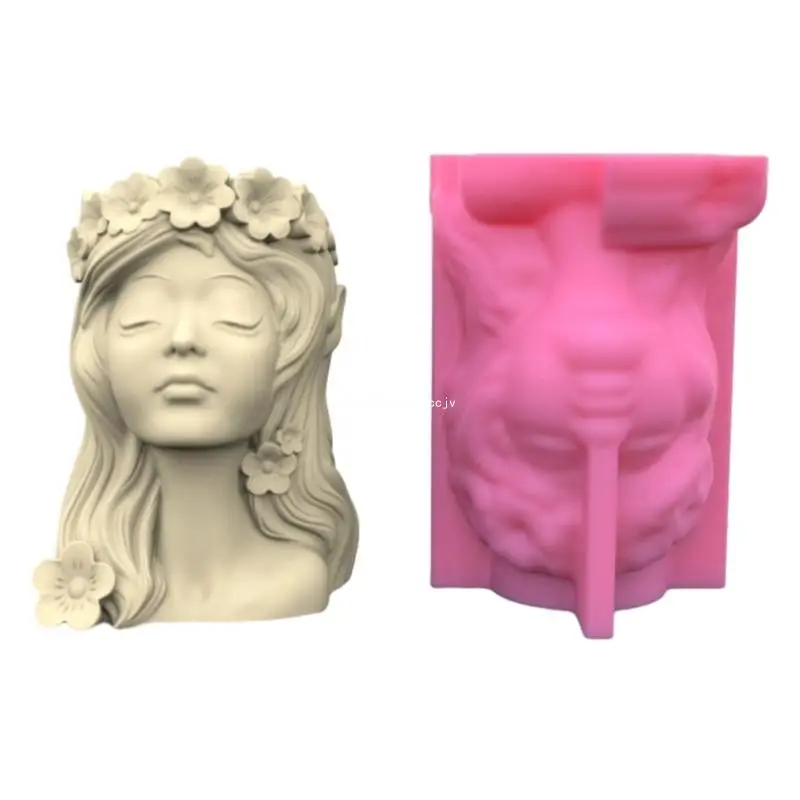 DIY Wreath Girls Flower Pot Silicone Molds Pen Holder Epoxy Resin Mold Succulent Planter Making Tool for DIY Crafts Dropship
DIY Wreath Girls Flower Pot Silicone Molds Pen Holder Epoxy Resin Mold Succulent Planter Making Tool for DIY Crafts Dropship