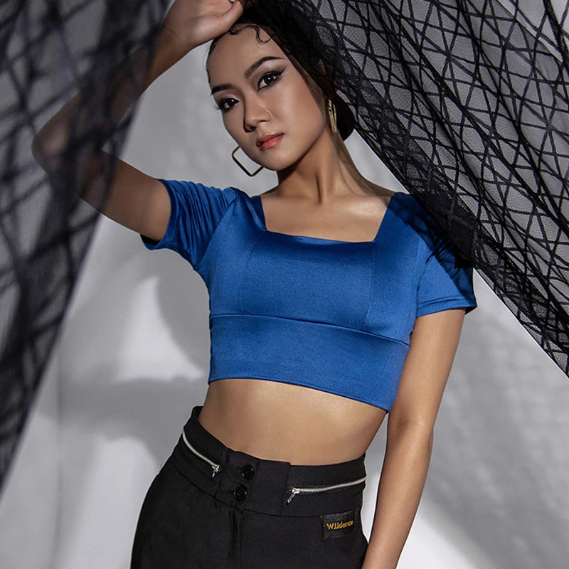 Modern Dancing Clothes Women'S Short Sleeves Latin Tops Ballroom Dance Pants Adults Latin Dance Practice Costumes SL8424
Modern Dancing Clothes Women'S Short Sleeves Latin Tops Ballroom Dance Pants Adults Latin Dance Practice Costumes SL8424