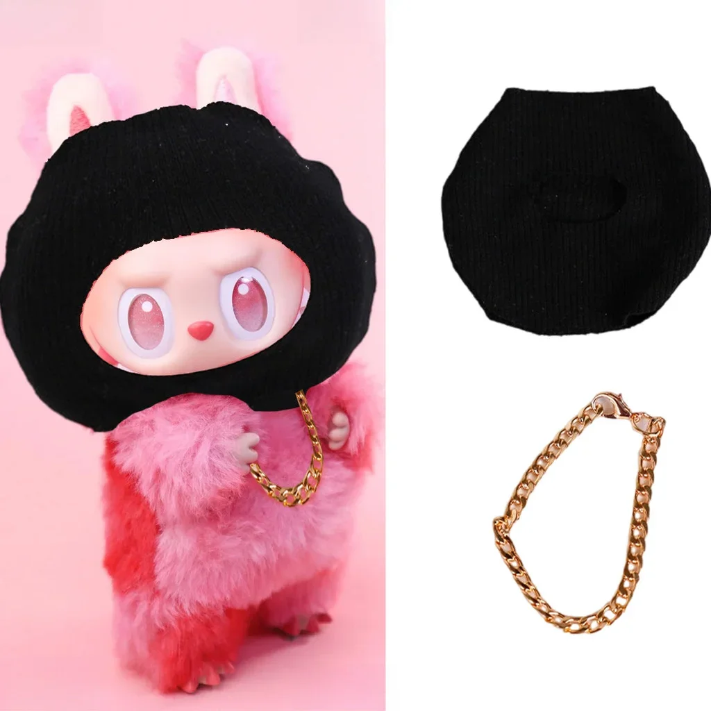 For 17cm Labubu Big Into Energy Baby Clothes Doll Head Cover Funny Head Cover Gold Necklace Travel Style
For 17cm Labubu Big Into Energy Baby Clothes Doll Head Cover Funny Head Cover Gold Necklace Travel Style
