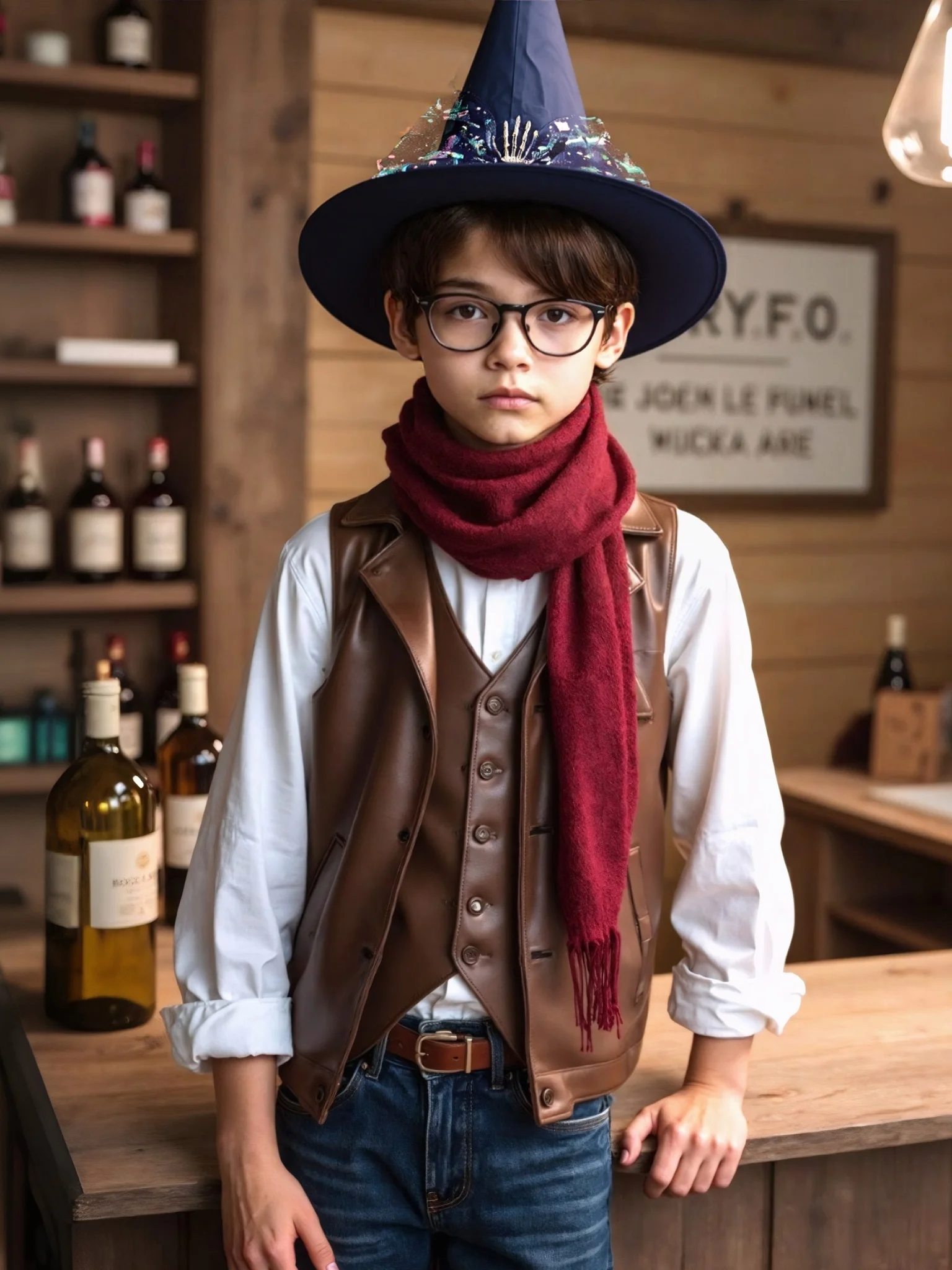 Gothic Witch Hat with Skeleton Bow - Sparkle Starry Halloween Accessories, Elegant Spooky Party Costume Headpiece
Gothic Witch Hat with Skeleton Bow - Sparkle Starry Halloween Accessories, Elegant Spooky Party Costume Headpiece