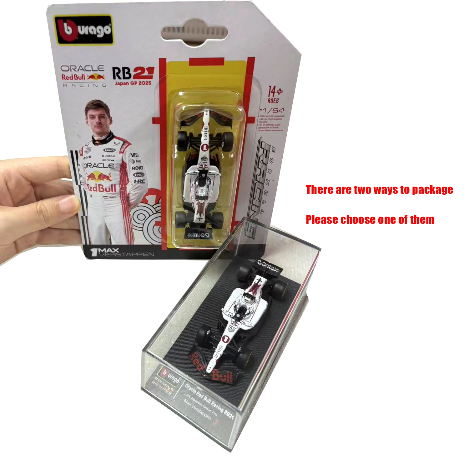 Bburago 1:64 2025 F1 Car Model Formula Racing Die Cast Toy RB21 Japan GP no.1 Diecast Model Car (Acrylic/paper box)
Bburago 1:64 2025 F1 Car Model Formula Racing Die Cast Toy RB21 Japan GP no.1 Diecast Model Car (Acrylic/paper box)