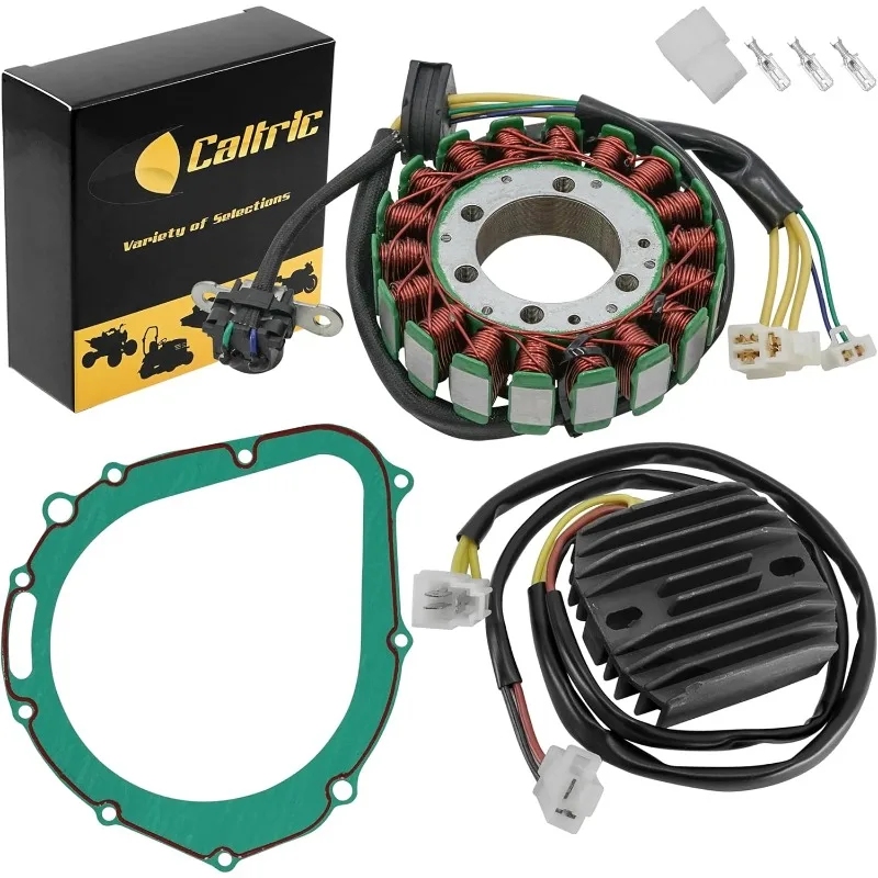 Caltric Stator Regulator Rectifier And Gasket Compatible with Suzuki Vz800 Marauder 800 1997-2004
Caltric Stator Regulator Rectifier And Gasket Compatible with Suzuki Vz800 Marauder 800 1997-2004