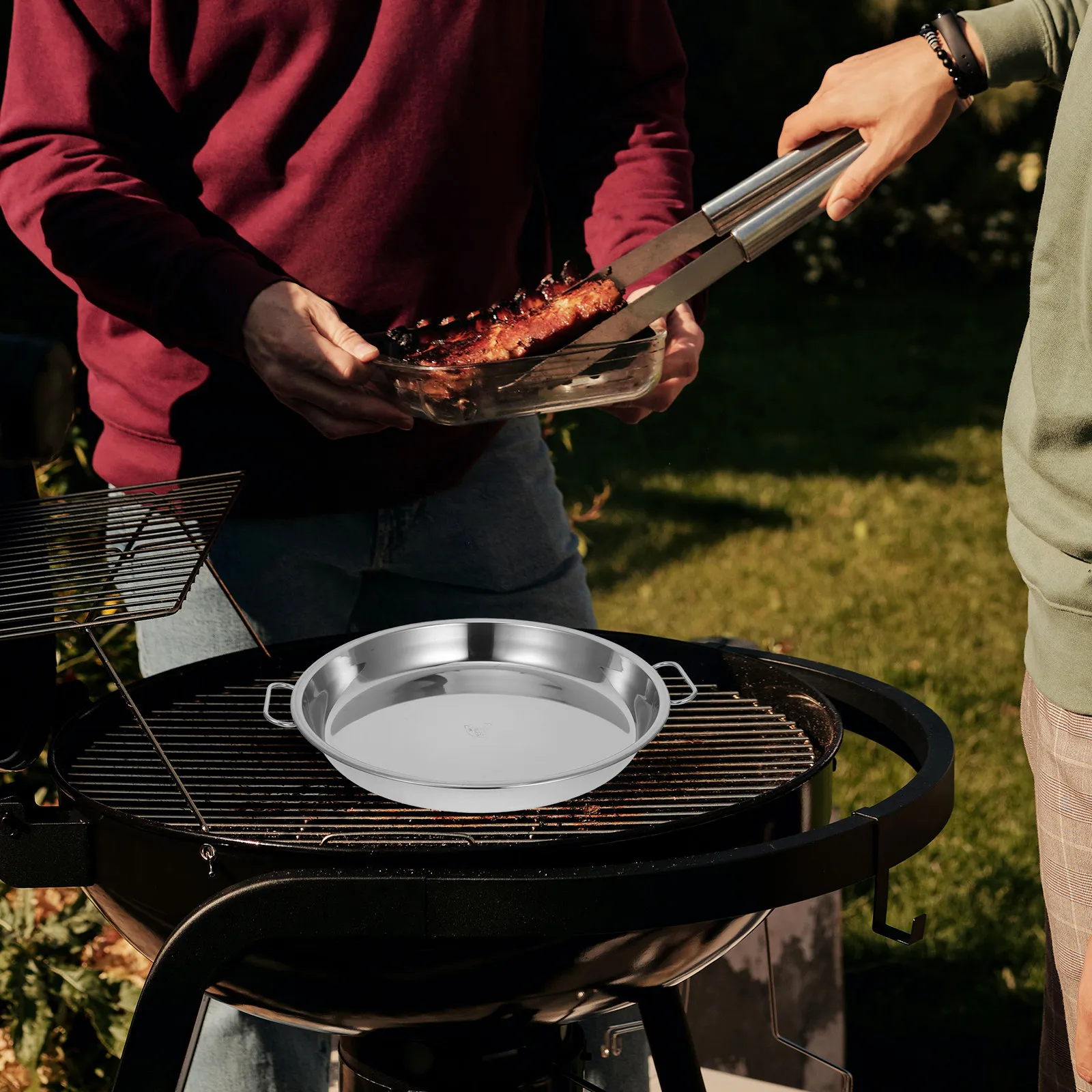Stainless Steel Roasting Pan Round Serving Tray Bbq Platter Snack Dish Multipurpose Baking Plate Oven Tray Food Serving Platter
Stainless Steel Roasting Pan Round Serving Tray Bbq Platter Snack Dish Multipurpose Baking Plate Oven Tray Food Serving Platter