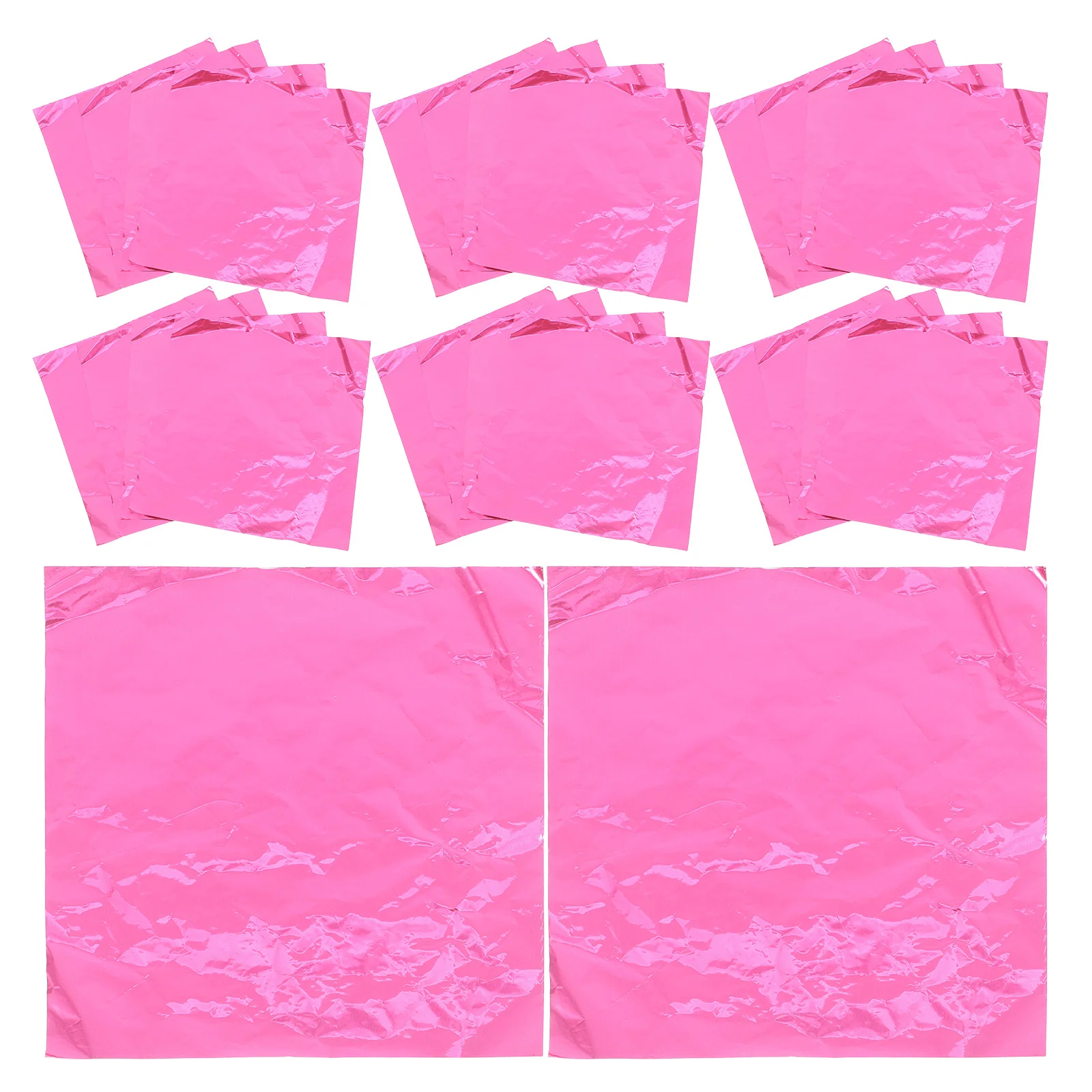 100Pcs Candy Wrappers Pink 20x20cm Aluminum Foil Chocolate Packaging Sheets Elegant Wrap for Party Wedding Birthday
100Pcs Candy Wrappers Pink 20x20cm Aluminum Foil Chocolate Packaging Sheets Elegant Wrap for Party Wedding Birthday