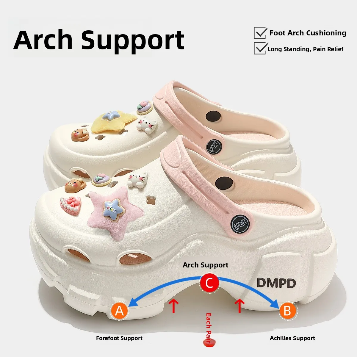 Women's Outdoor Wearable Thong Sandals 2026 New Style Arch Support Thick Heel Heightening Anti-Slip Comfortable EVA Material
Women's Outdoor Wearable Thong Sandals 2026 New Style Arch Support Thick Heel Heightening Anti-Slip Comfortable EVA Material