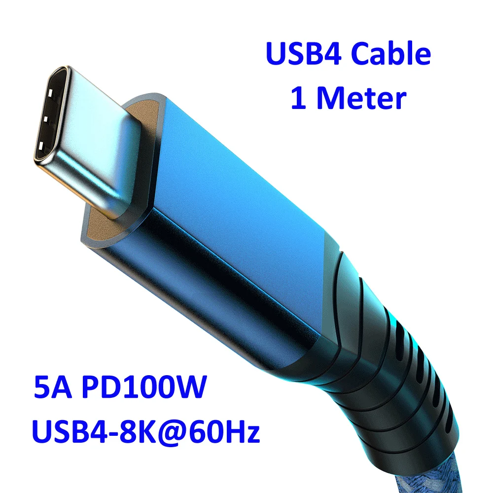 USB4 Data Cable Full Function USB C Charging Cable Extension Type C PD Quick Charge 100W 40Gbps Compatible with Thunderbolt 4 /3
USB4 Data Cable Full Function USB C Charging Cable Extension Type C PD Quick Charge 100W 40Gbps Compatible with Thunderbolt 4 /3