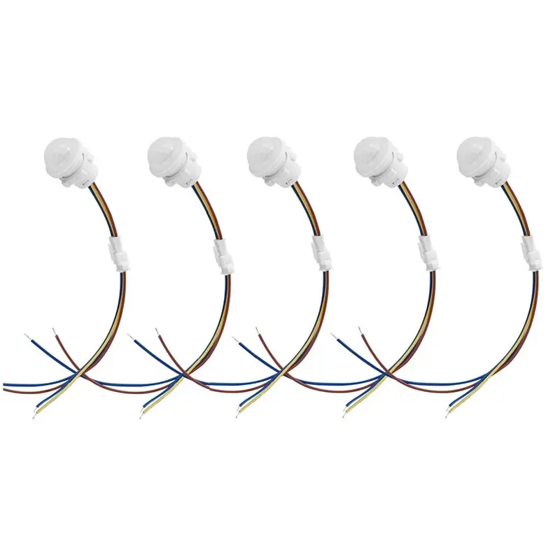 B08B-Потолочный или настенный датчик движения, выключатель света - PIR-датчик, интеллектуальное обнаружение, 5 шт. в упаковке
B08B-Потолочный или настенный датчик движения, выключатель света - PIR-датчик, интеллектуальное обнаружение, 5 шт. в упаковке