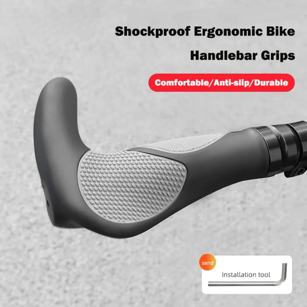 Shockproof Bike Handlebar Grips Anti-slip Mountain Bike Grips Comfortable Ergonomic Road Bicycle Handlebar Grip Bike Accessories
Shockproof Bike Handlebar Grips Anti-slip Mountain Bike Grips Comfortable Ergonomic Road Bicycle Handlebar Grip Bike Accessories