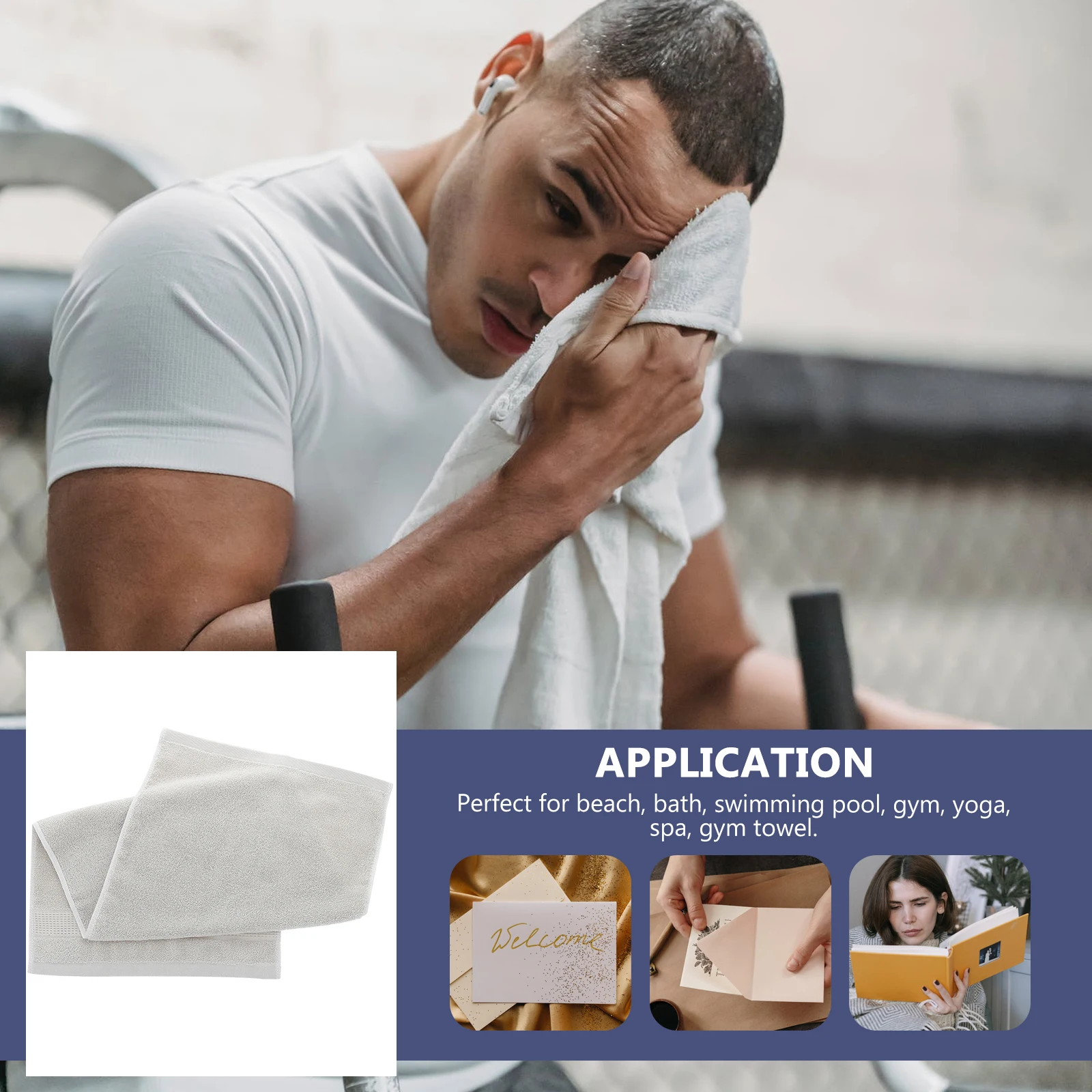 Premium Thick Water Absorbent Bath Towel Supple Cotton Towel For Bathroom Gym Spa Facial Cleaning Household Washcloth
Premium Thick Water Absorbent Bath Towel Supple Cotton Towel For Bathroom Gym Spa Facial Cleaning Household Washcloth
