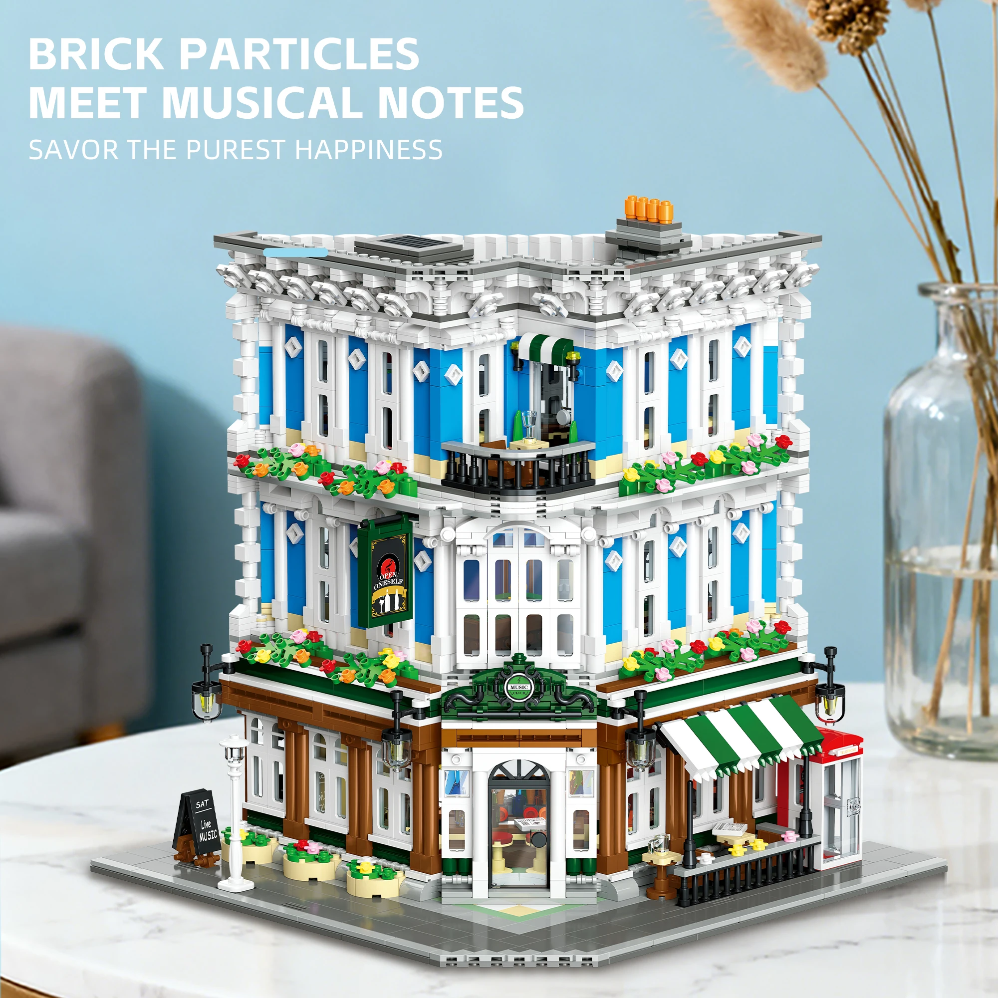 Miniature Scene Building Series Concert Hall Building Block Model Set Home Living Room Collectible Ornaments Toy Gifts for Adult
Miniature Scene Building Series Concert Hall Building Block Model Set Home Living Room Collectible Ornaments Toy Gifts for Adult