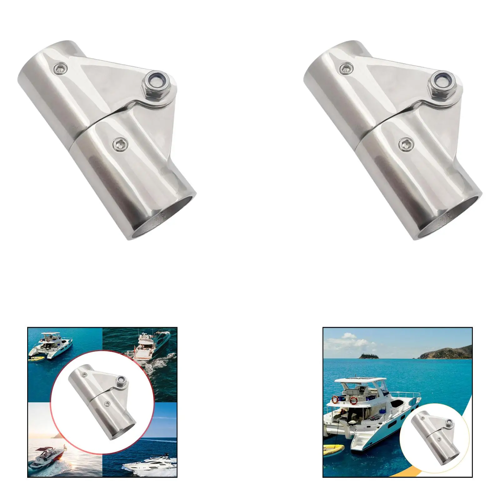 Boat Tube Connector,Easy Installation,Folding Swivel Coupling Tube Joint Connector for Flagpoles,Masts Folding Awnings Marine
Boat Tube Connector,Easy Installation,Folding Swivel Coupling Tube Joint Connector for Flagpoles,Masts Folding Awnings Marine