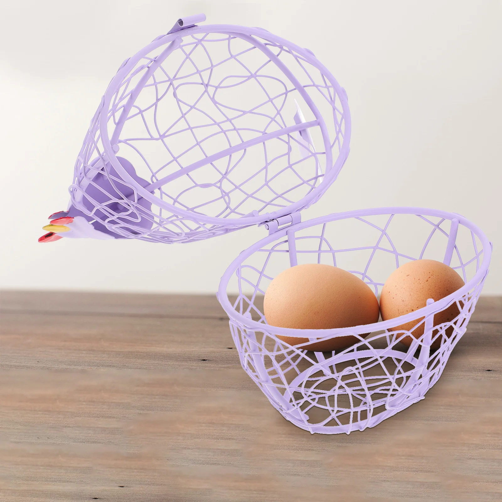 Hen Shape Iron Egg Basket Kitchen Storage Basket Multifunctional Egg Container Home Food Organizer Eggs Container
Hen Shape Iron Egg Basket Kitchen Storage Basket Multifunctional Egg Container Home Food Organizer Eggs Container