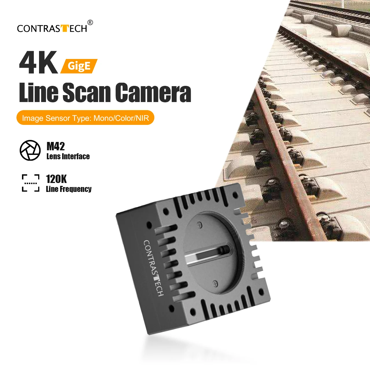 1/2/4TDI 4K 7μm iCap 4096x4 120kHz GigE Vision Sequence Strobe Industrial Line Scan Camera for Automation Inspection Contrastech
1/2/4TDI 4K 7μm iCap 4096x4 120kHz GigE Vision Sequence Strobe Industrial Line Scan Camera for Automation Inspection Contrastech