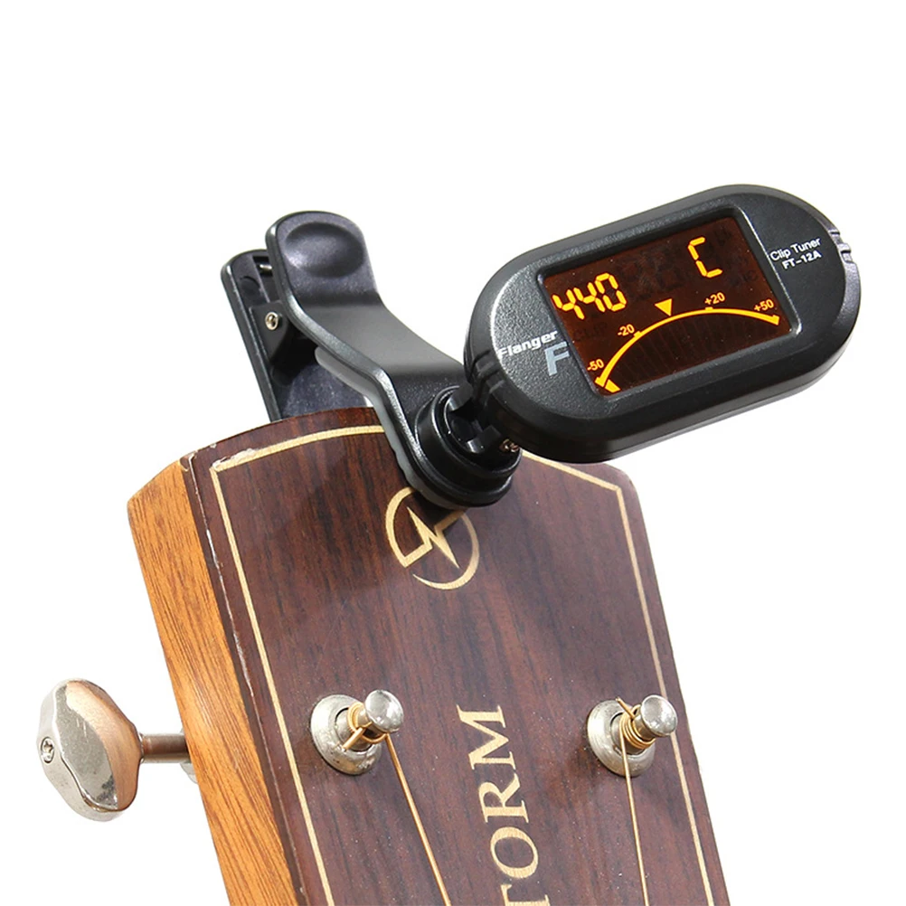 Guitar Tuner Black Electronic Ukulele Scale Gift for Friend and Family Multiple Use Violin Clip-on
Guitar Tuner Black Electronic Ukulele Scale Gift for Friend and Family Multiple Use Violin Clip-on