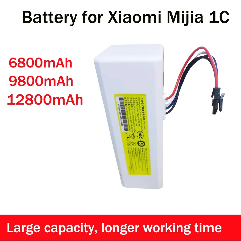 for Xiaomi 1C P1904-4S1P-MM vacuum cleaner, sweeping machine,long battery life, low discharge 14.4V12800mAh rechargeable battery
for Xiaomi 1C P1904-4S1P-MM vacuum cleaner, sweeping machine,long battery life, low discharge 14.4V12800mAh rechargeable battery