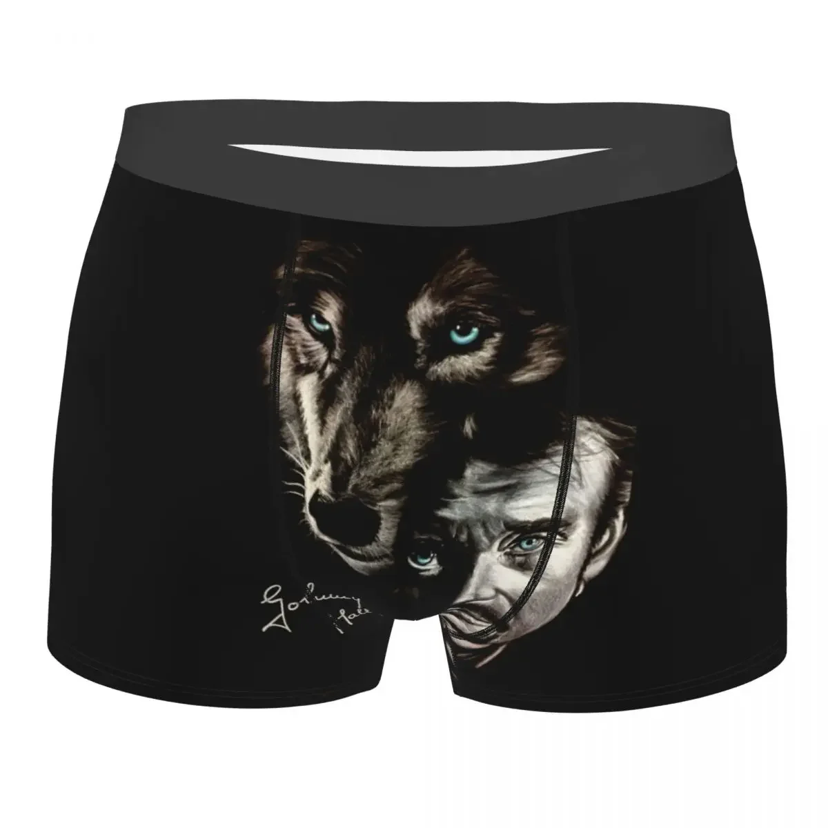 Модные боксеры Johnny Hallyday And Wolf, шорты, мужские трусы, эластичные трусы во Франции, трусы со звездами в стиле рок, нижнее белье
Модные боксеры Johnny Hallyday And Wolf, шорты, мужские трусы, эластичные трусы во Франции, трусы со звездами в стиле рок, нижнее белье