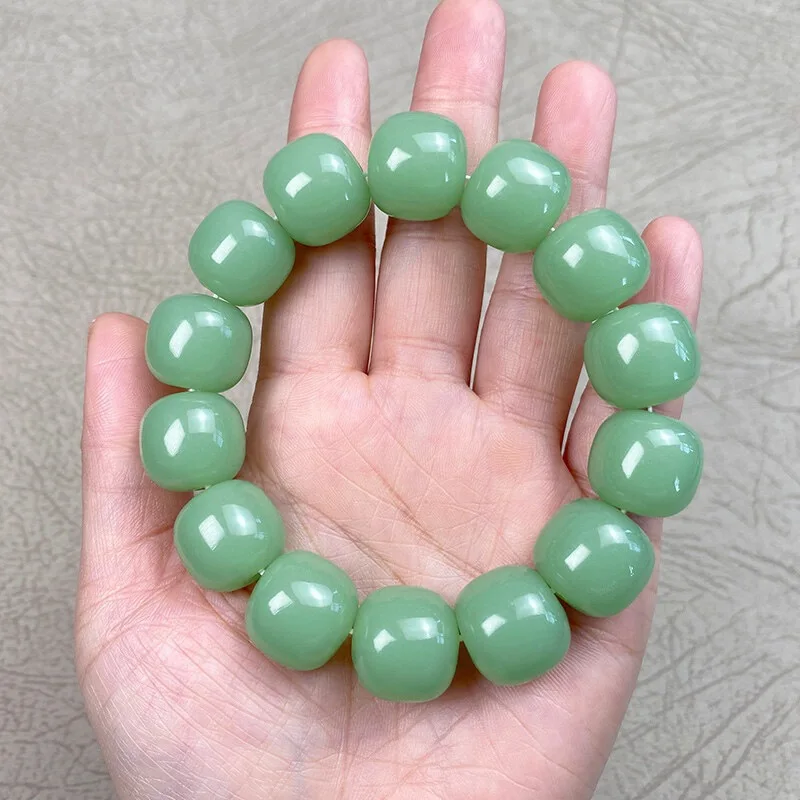Hetian Jade Pebble Qingshui старостильный мужской и женский браслет из одного круга с бусинами, ювелирные изделия
Hetian Jade Pebble Qingshui старостильный мужской и женский браслет из одного круга с бусинами, ювелирные изделия