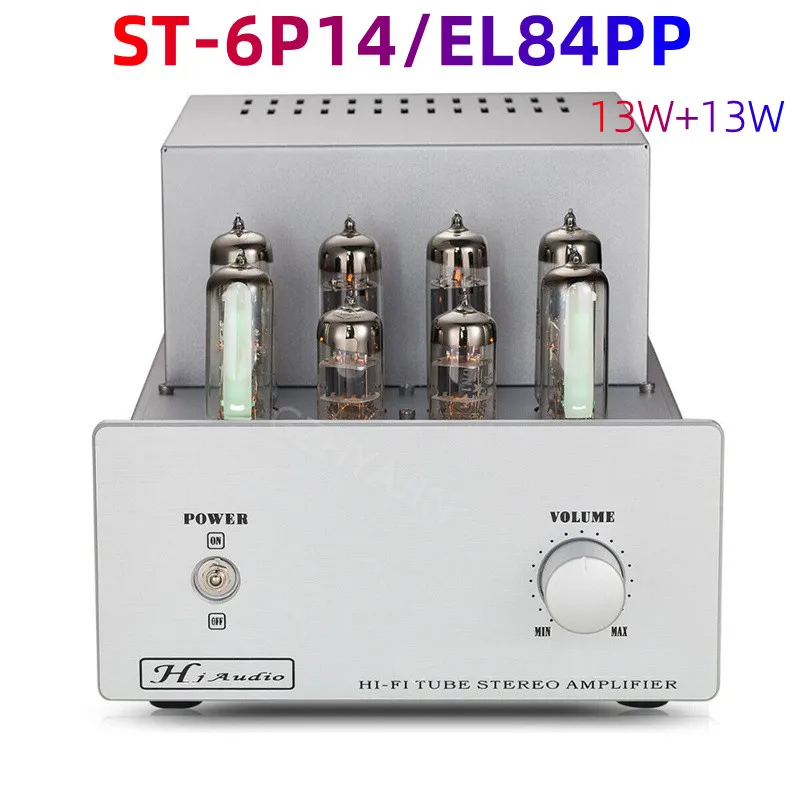 New Electronic Tube Biliary Machine Power Amplifier Audio ST-6P14/EL84PP 2*13W Push-Pull Biliary Machine DIY KITS
New Electronic Tube Biliary Machine Power Amplifier Audio ST-6P14/EL84PP 2*13W Push-Pull Biliary Machine DIY KITS