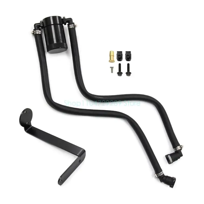 Engine Air Oil Separator-Tank Universal Baffled Universal Oil Trap Reservoir Catch Oil Catch Can for F150 2.7EB 3.5EB 5.0
Engine Air Oil Separator-Tank Universal Baffled Universal Oil Trap Reservoir Catch Oil Catch Can for F150 2.7EB 3.5EB 5.0