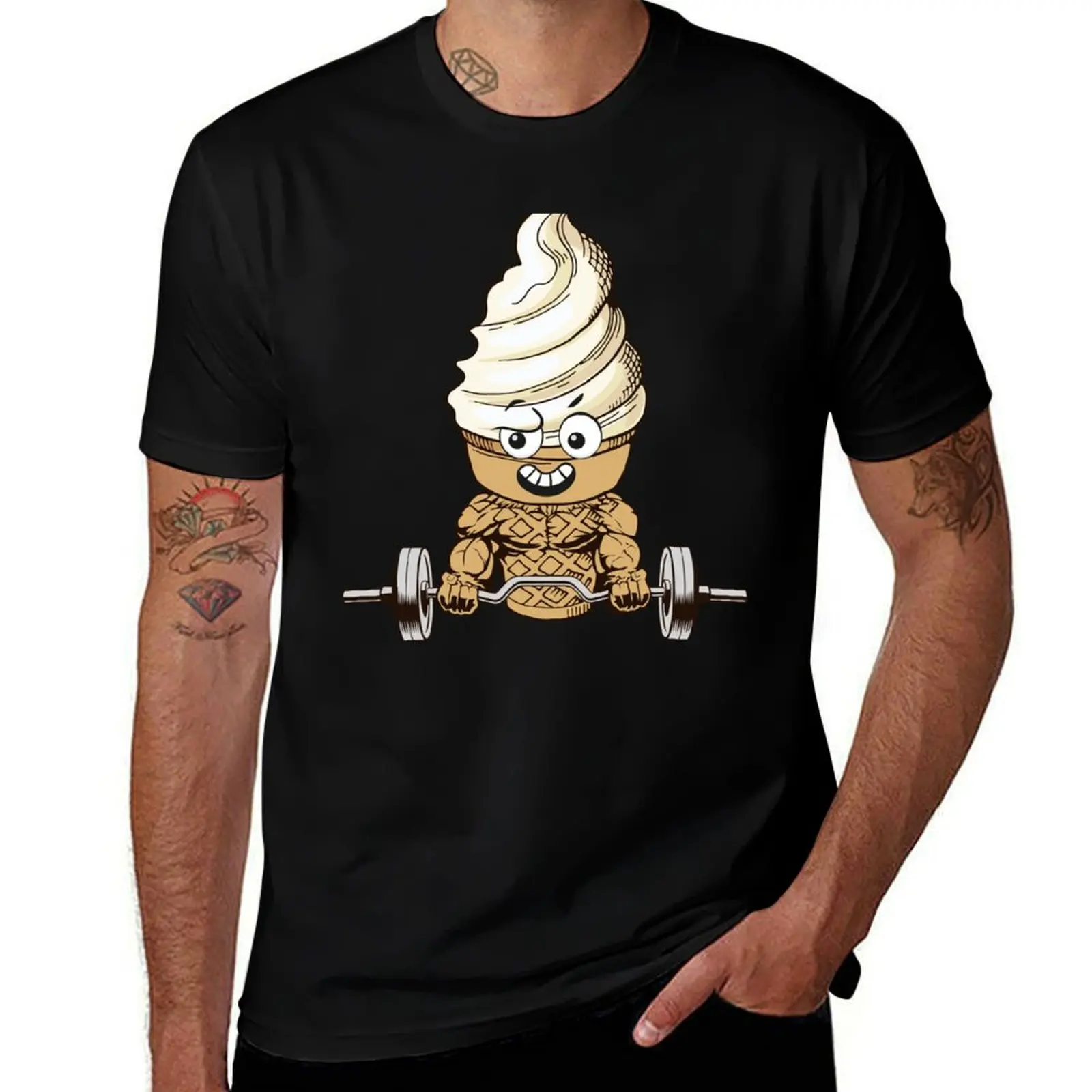 Shredded Ice Cream Cone - Bodxbuilding, Fitness, Powerlifting, Crossfit T-Shirt Plus Size Basic Cotton T-Shirt
Shredded Ice Cream Cone - Bodxbuilding, Fitness, Powerlifting, Crossfit T-Shirt Plus Size Basic Cotton T-Shirt
