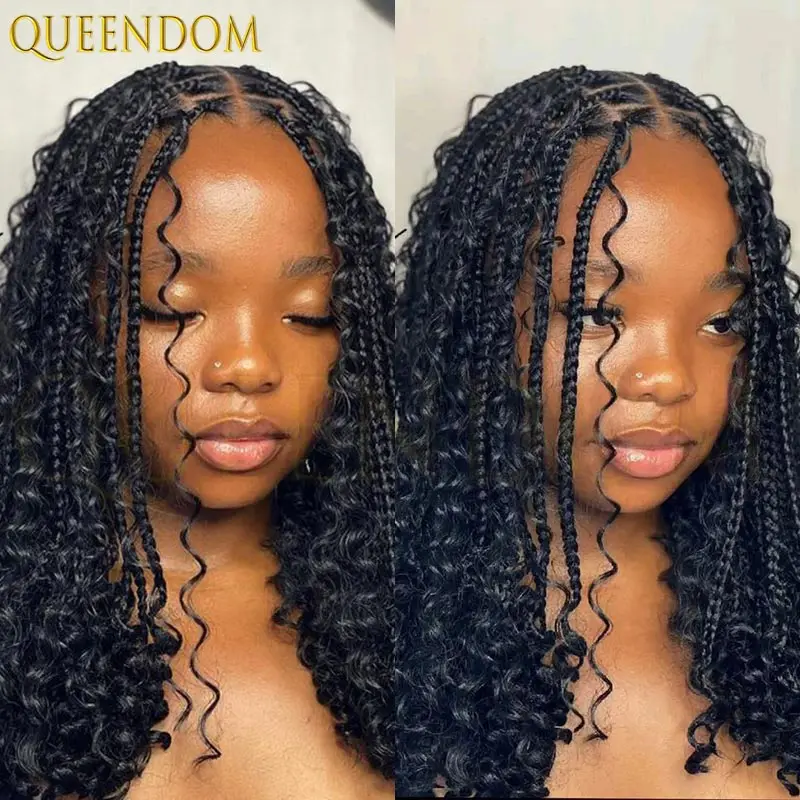 12-дюймовый синтетический парик спереди на шнуровке для чернокожих женщин с детскими волосами, плетеные косички без узлов, парики естественного вида
12-дюймовый синтетический парик спереди на шнуровке для чернокожих женщин с детскими волосами, плетеные косички без узлов, парики естественного вида