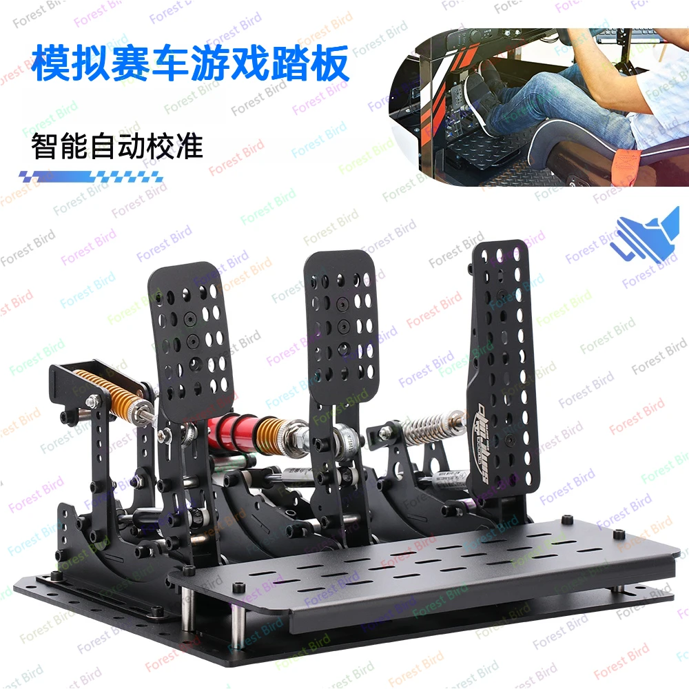 Pedals Pedals Simulation Racing Game Steering Wheel Pressure Weighing Sensing Hydraulic Lever Throttle Brake Pedal MINI
Pedals Pedals Simulation Racing Game Steering Wheel Pressure Weighing Sensing Hydraulic Lever Throttle Brake Pedal MINI