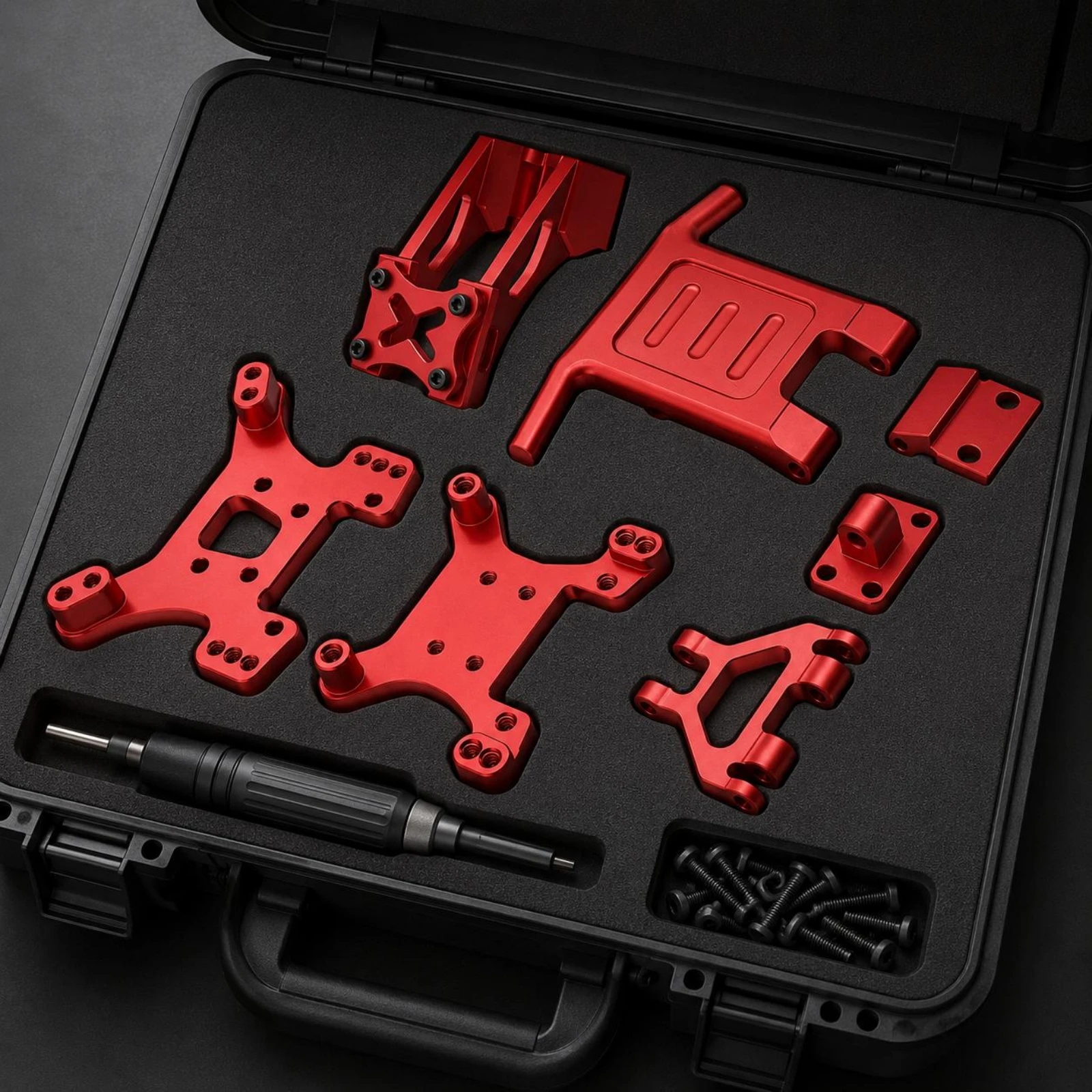 Metal Upgrade Part Kit Anodized Chassis Bracket Kit Hobby Vehicle Mounting Holes
Metal Upgrade Part Kit Anodized Chassis Bracket Kit Hobby Vehicle Mounting Holes
