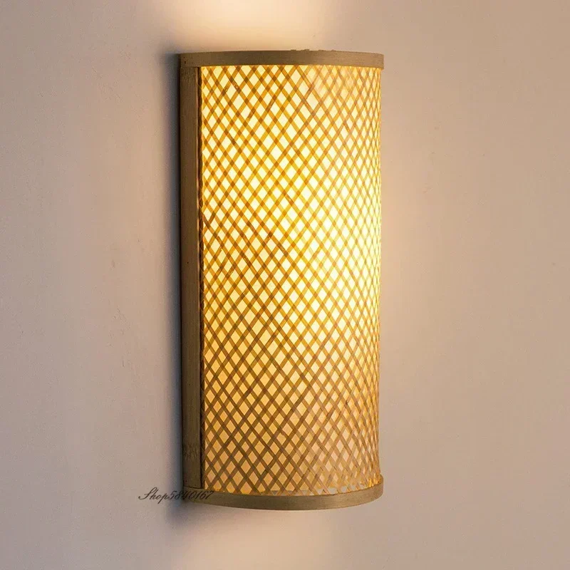 Vintage Bamboo Semicircle Wall Lamp Lights Minimalist Retro Restaurant Loft Corridor Wall Sconce Decor Kitchen Led Luminaire
Vintage Bamboo Semicircle Wall Lamp Lights Minimalist Retro Restaurant Loft Corridor Wall Sconce Decor Kitchen Led Luminaire