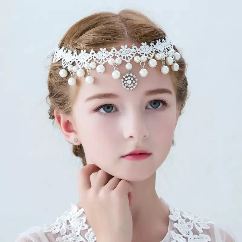 Princess-style Children's Headwear Elegant Lace & Pearl Princess Headband with Rhinestone Accent Flower Girl Hair Clip
Princess-style Children's Headwear Elegant Lace & Pearl Princess Headband with Rhinestone Accent Flower Girl Hair Clip