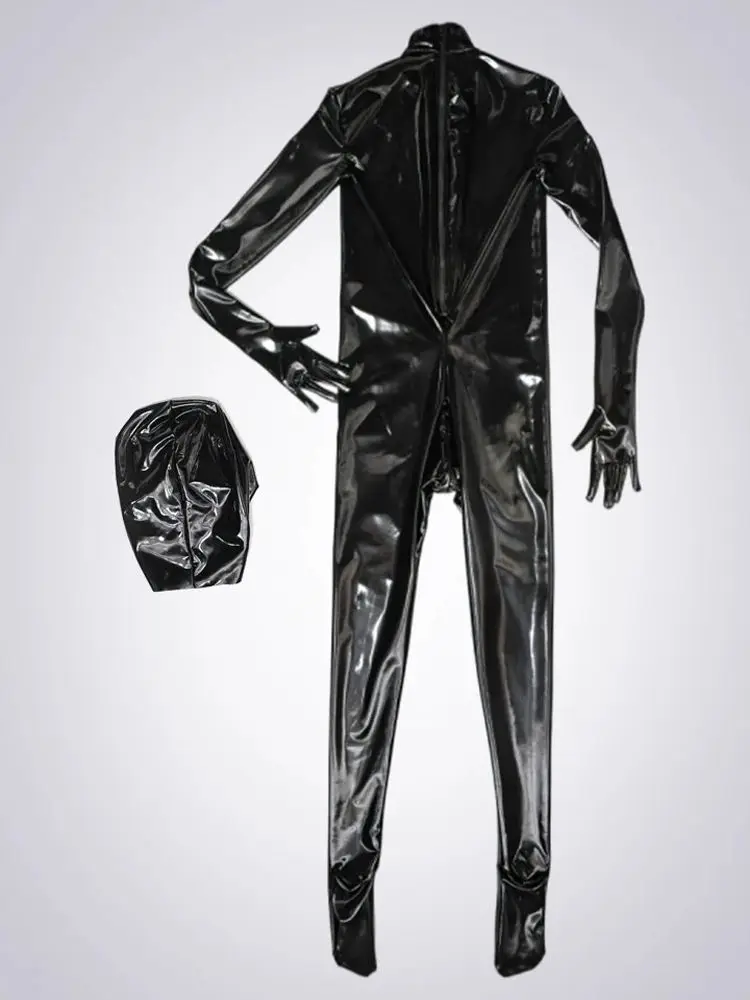 M-4XL Faux PVC Catsuit Shiny PU Leather Bodysuit Separated Fingers Bodystocking Tights Leotard Conjoined Unitard Jumpsuit Overal
M-4XL Faux PVC Catsuit Shiny PU Leather Bodysuit Separated Fingers Bodystocking Tights Leotard Conjoined Unitard Jumpsuit Overal