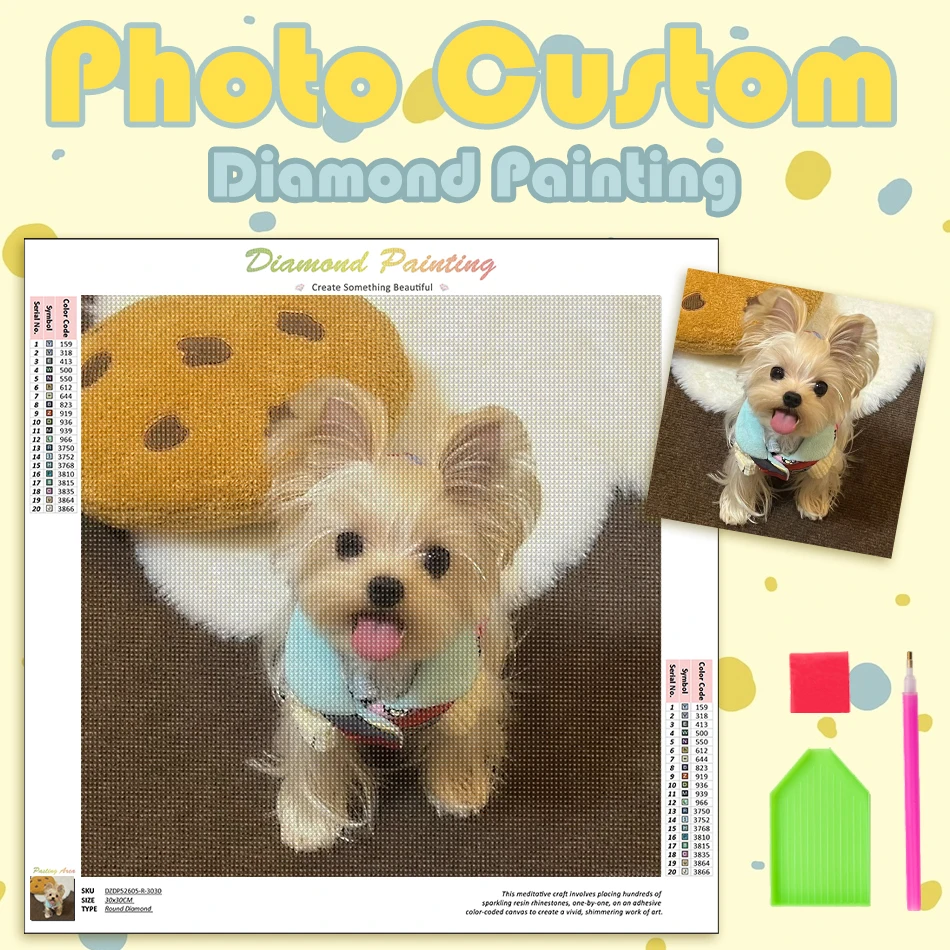 PhotoCustom Full Square/Round Diamond Painting Portrait Family Custom Embroidery Cross Stitch Handmade Painting Art Of Rhinesto
PhotoCustom Full Square/Round Diamond Painting Portrait Family Custom Embroidery Cross Stitch Handmade Painting Art Of Rhinesto