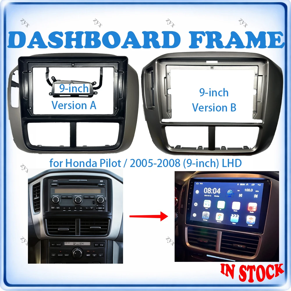 Car Radio Fascia Frame For Honda Pilot 2005-2008 9 inch LHD Wiring Harness Power Cable Car Accessories Plug & Play
Car Radio Fascia Frame For Honda Pilot 2005-2008 9 inch LHD Wiring Harness Power Cable Car Accessories Plug & Play