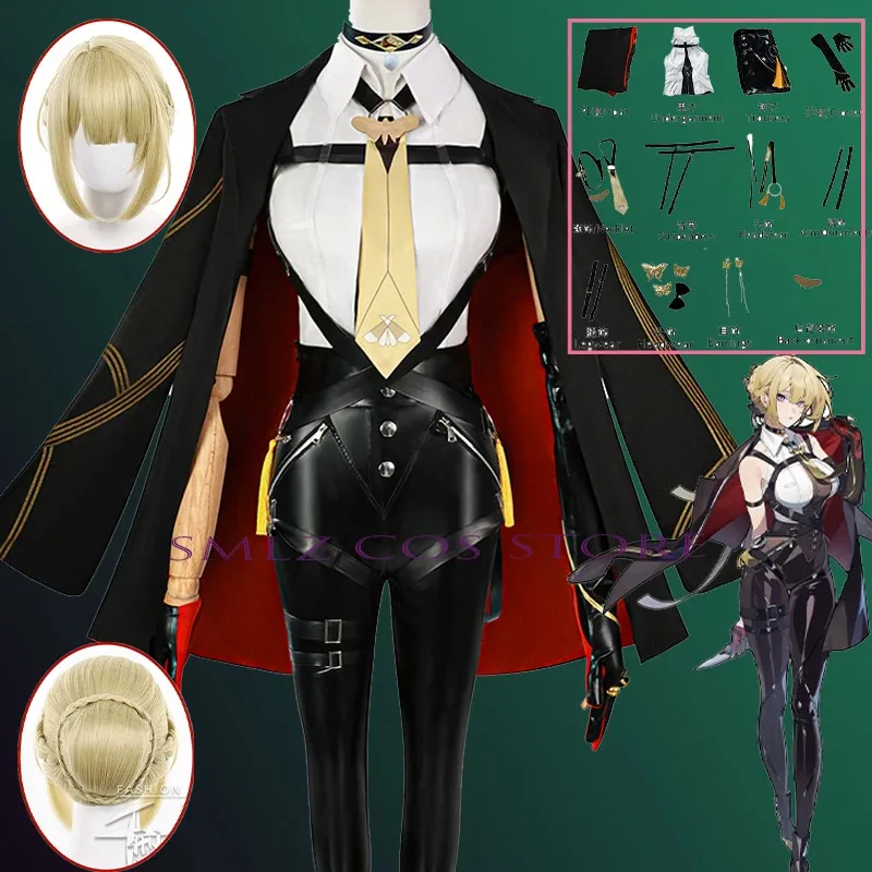 Chevalier Evelyn Cosplay Game Zenless Zone Zero Costume Uniform Halloween Party Christmas Play Role Clothes for Woman 
Chevalier Evelyn Cosplay Game Zenless Zone Zero Costume Uniform Halloween Party Christmas Play Role Clothes for Woman