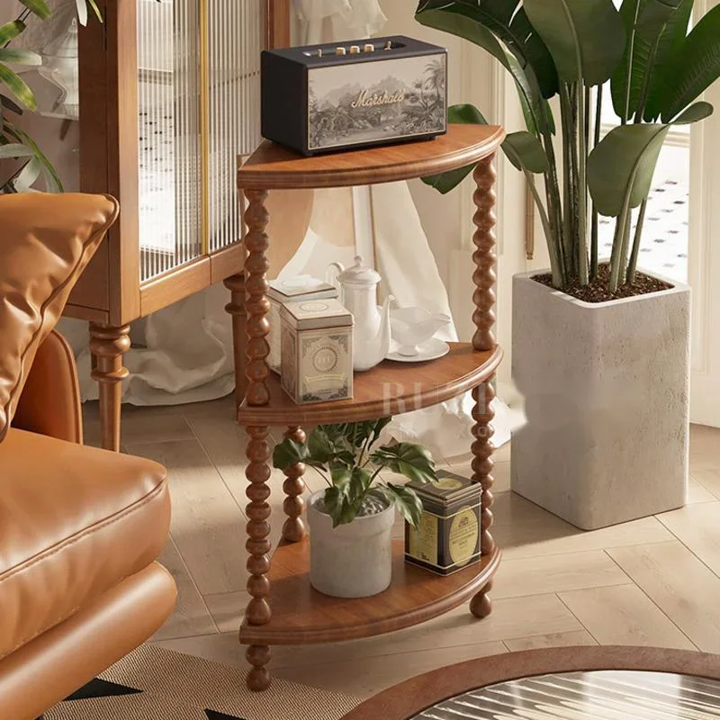 French Retro Corner Shelf Solid Wood Tea Table Multi-Layer Tanghulu Display Rack Living Room Side Stand for Decoration
French Retro Corner Shelf Solid Wood Tea Table Multi-Layer Tanghulu Display Rack Living Room Side Stand for Decoration