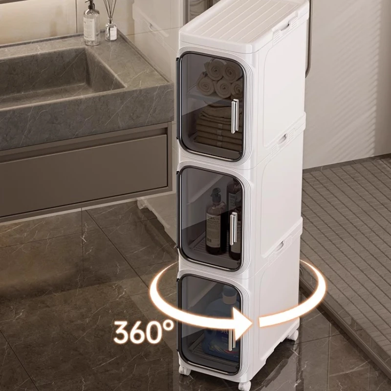 Пластиковый узкий шкаф для хранения в ванной комнате, пылезащитный, 20 см, боковая полка для унитаза, складной органайзер для компактных ванных комнат
Пластиковый узкий шкаф для хранения в ванной комнате, пылезащитный, 20 см, боковая полка для унитаза, складной органайзер для компактных ванных комнат