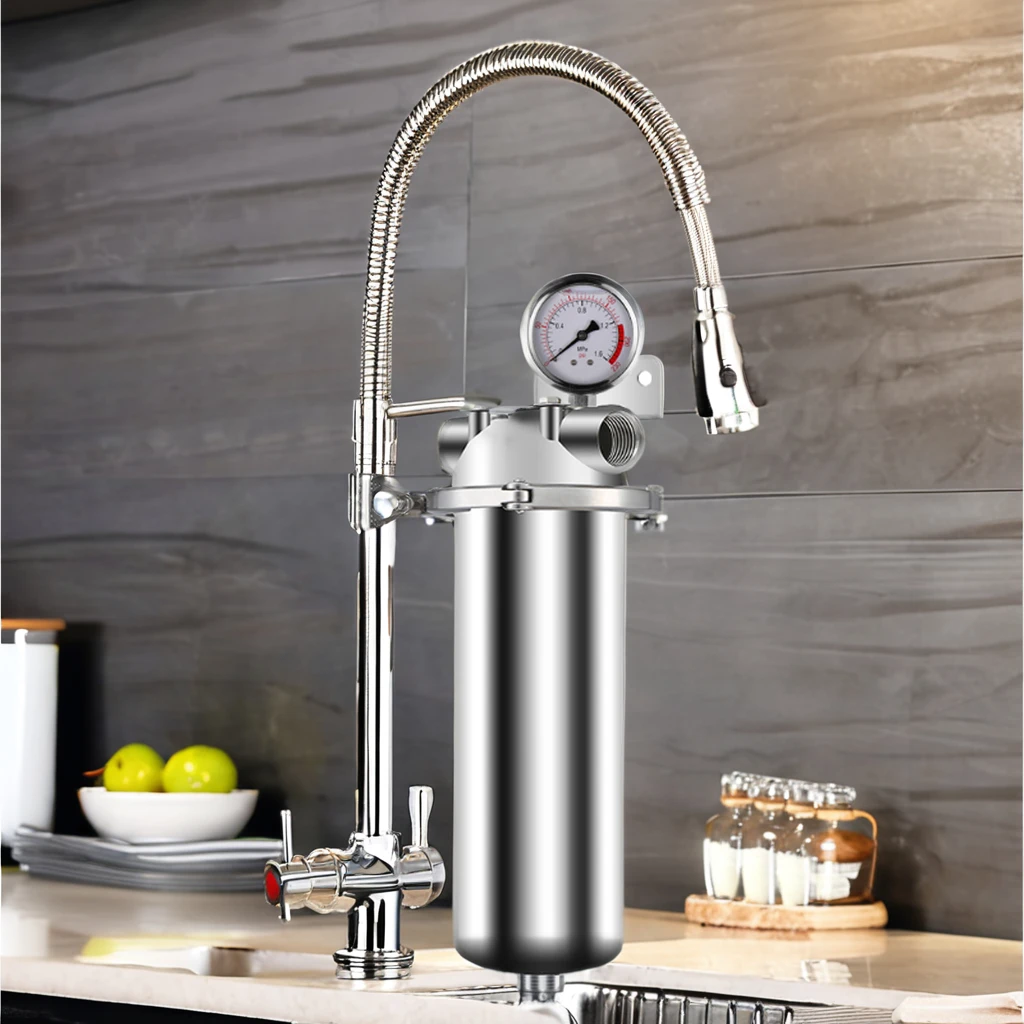 15T Wall Mounted Stainless Steel Prefilter | Manual Whole House Water System
15T Wall Mounted Stainless Steel Prefilter | Manual Whole House Water System