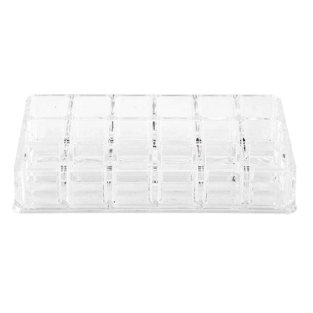 18 -grid Lipstick Display Stand Makeup Organizer Show Rack Transparent Holder Lipsticks Storage
18 -grid Lipstick Display Stand Makeup Organizer Show Rack Transparent Holder Lipsticks Storage