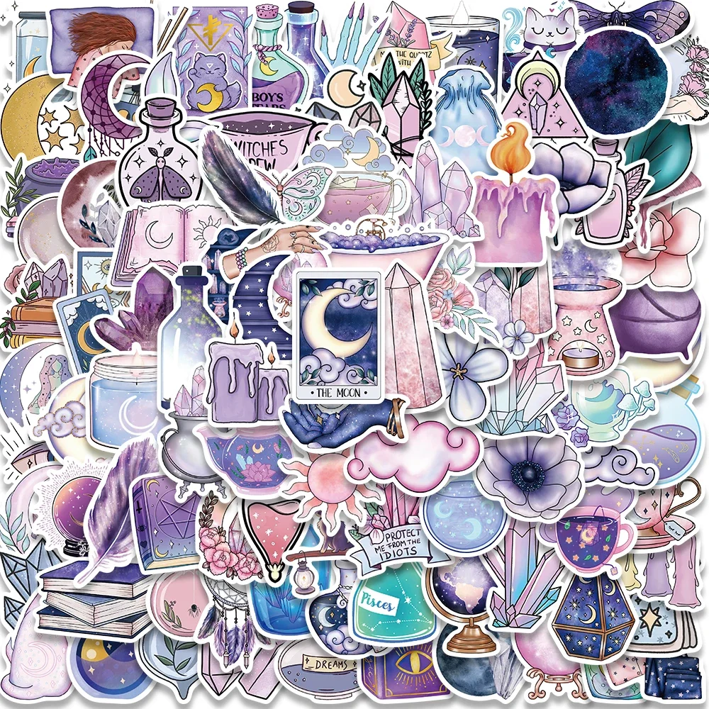 Boho Magic Moon Tarot Stickers 100PCS - Gothic Witchy Apothecary Design for Laptop Phone Graffiti
Boho Magic Moon Tarot Stickers 100PCS - Gothic Witchy Apothecary Design for Laptop Phone Graffiti