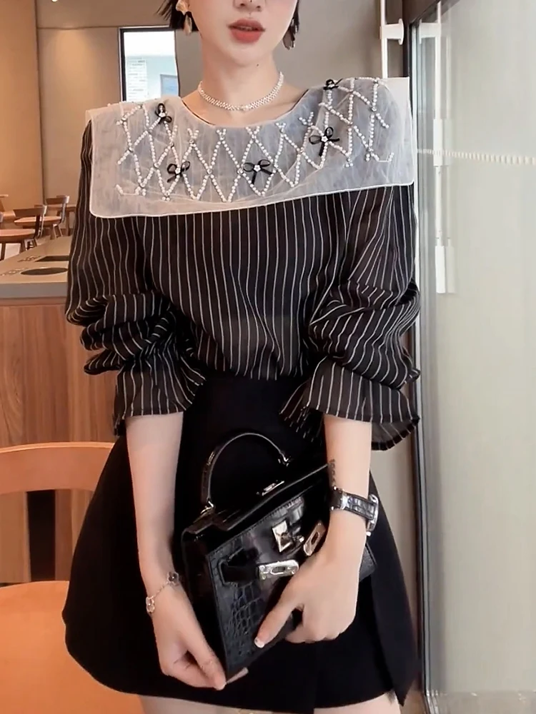 Spring 2025 Women's Gentle Faionable Long Sve Top Korean Sle Slimming Age-Defng High-End Feel Commute Wind Inner Wear
Spring 2025 Women's Gentle Faionable Long Sve Top Korean Sle Slimming Age-Defng High-End Feel Commute Wind Inner Wear