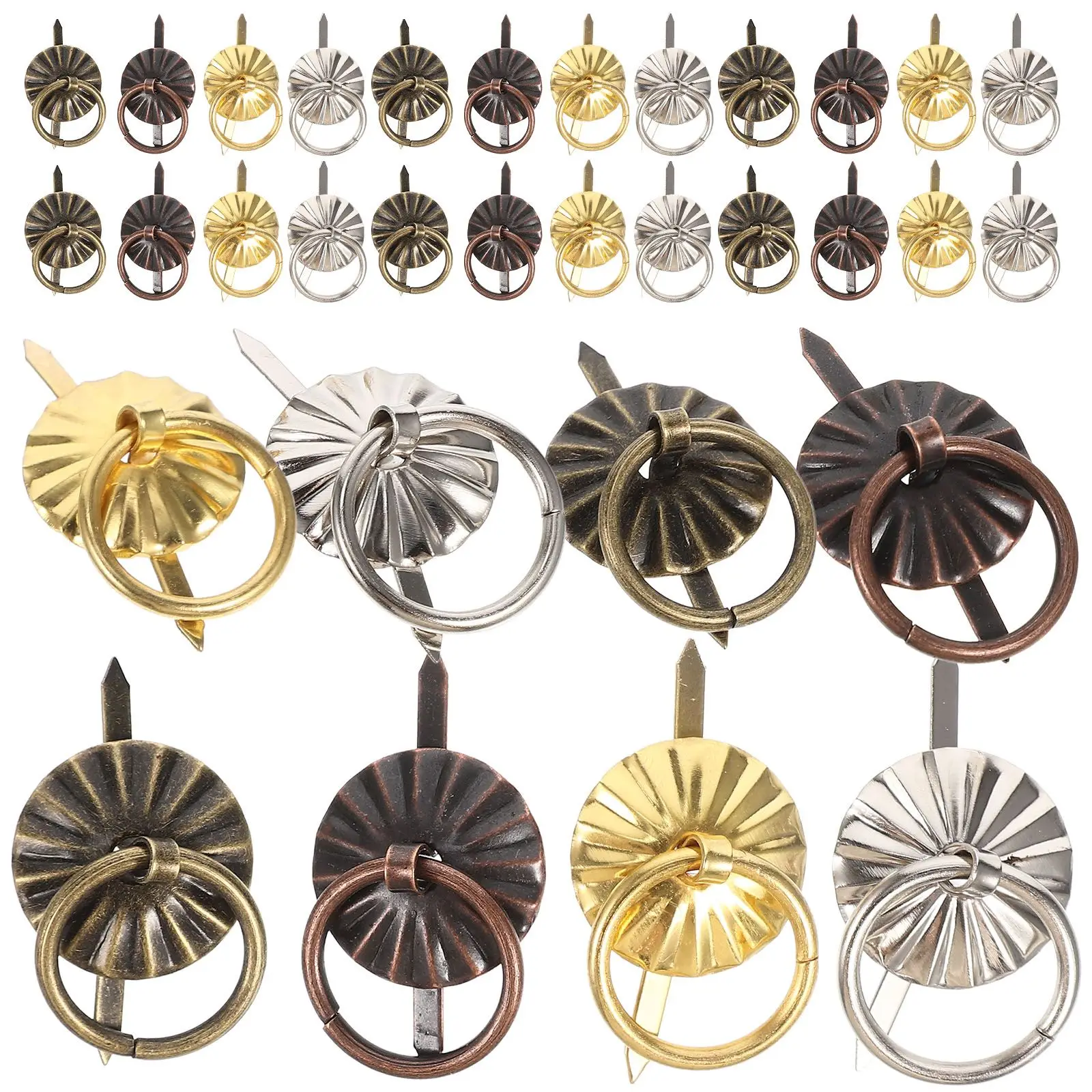 40 Pcs Vintage Drawer Pulls Cabinet Knobs With Ring Iron Mini Knobs Door Mini Knob Cabinet Hardware Durable Safe Material
40 Pcs Vintage Drawer Pulls Cabinet Knobs With Ring Iron Mini Knobs Door Mini Knob Cabinet Hardware Durable Safe Material