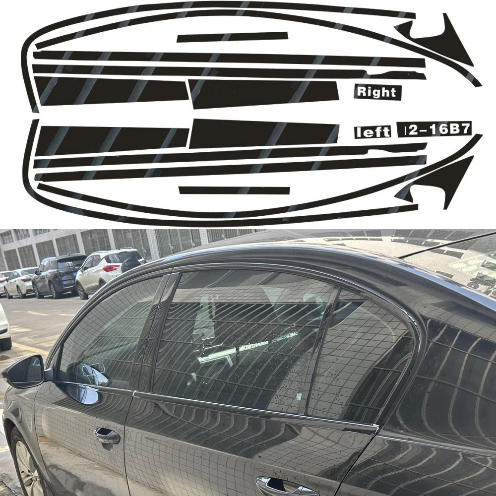 Chrome Delete Blackout Overlay For Volkswagen Passat B7 2012-2016 European Window Trim Glossy Black Sticker
Chrome Delete Blackout Overlay For Volkswagen Passat B7 2012-2016 European Window Trim Glossy Black Sticker