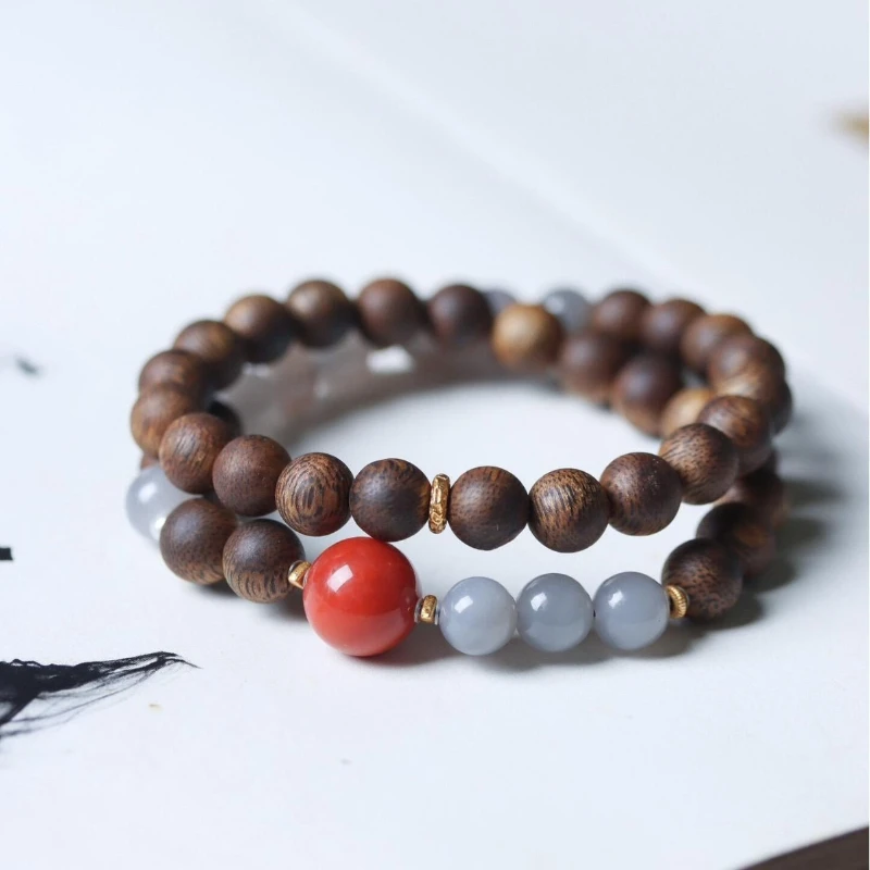 Премиальный браслет ручной работы из натурального агара Ци Нань 8 мм, погружной браслет с несколькими кругами, дизайнерский стиль, южный красный агат
Премиальный браслет ручной работы из натурального агара Ци Нань 8 мм, погружной браслет с несколькими кругами, дизайнерский стиль, южный красный агат