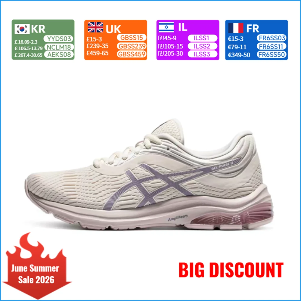 ASICS Gel-Pulse 11 Women's Low-Top Running Shoes – Comfortable, Versatile, Durable & Breathable, White and Purple 1012B138-100
ASICS Gel-Pulse 11 Women's Low-Top Running Shoes – Comfortable, Versatile, Durable & Breathable, White and Purple 1012B138-100
