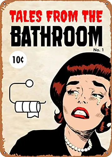 Tales from The Bathroom Vintage Look Metal Sign Patent Art Prints Retro Gift 8x12 Inch
Tales from The Bathroom Vintage Look Metal Sign Patent Art Prints Retro Gift 8x12 Inch