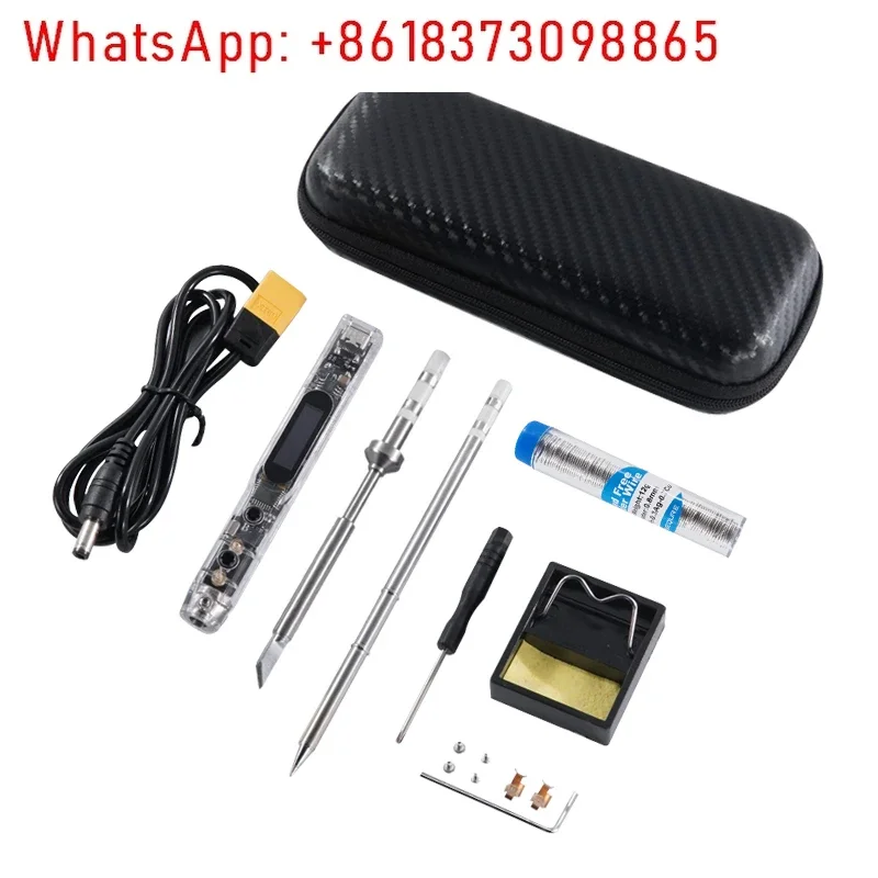 Intelligent electric soldering iron SI012 adjustable temperature OLED display adjustable sensitivity built-in buzzer
Intelligent electric soldering iron SI012 adjustable temperature OLED display adjustable sensitivity built-in buzzer