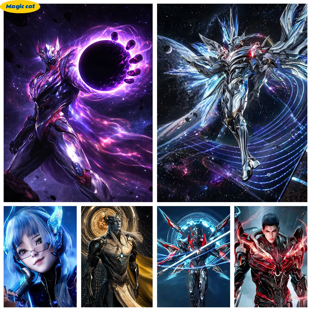 Swallowed Star 5D Diamond Painting Science fiction animation Luo Feng Diy Diamond Embroidery Anime Style Room Home Wall Decor
Swallowed Star 5D Diamond Painting Science fiction animation Luo Feng Diy Diamond Embroidery Anime Style Room Home Wall Decor