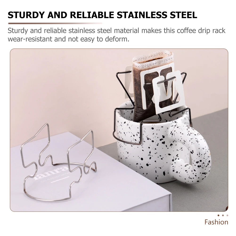 Ear mounted Coffee St Filter Paper ganizer Reusable Dripper Hanging Ears Stainless Steel Bag Rack Holder Coffee Filter Drip Rack
Ear mounted Coffee St Filter Paper ganizer Reusable Dripper Hanging Ears Stainless Steel Bag Rack Holder Coffee Filter Drip Rack