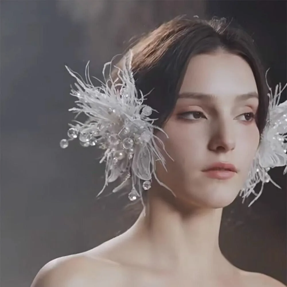 Vintage Fascinator Lace Flower Duckbill Clip Dance Show White Floral Mesh Flower Hairpin Bridal Wedding Veil Headwear Girl/Women
Vintage Fascinator Lace Flower Duckbill Clip Dance Show White Floral Mesh Flower Hairpin Bridal Wedding Veil Headwear Girl/Women